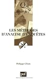Les méthodes d\'analyse d\'enquêtes