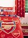 Kitchen & Housewares : Arsenal FC Curtains 'Crest' Design 72" drop