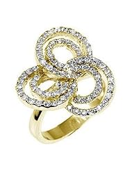 Pave Swirls Fashion Ring