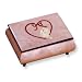 Pink Doves & Heart Inlay Music Box