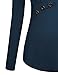 Ninedaily Women Tops Lapel V Neck Button Slimming Long Sleeve Office Blouse