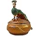 Bejeweled Peacock Trinket Box