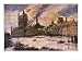 The Burning of the Cloth Hall in Ypres Belgium Giclee Poster Print by Alfred Bastien, 18x24