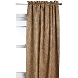 Arlee Fresco Thermal Backed Rod Pocket Panel Pair, 52 x 84 inch by ARLEE HOME FASHIONS
