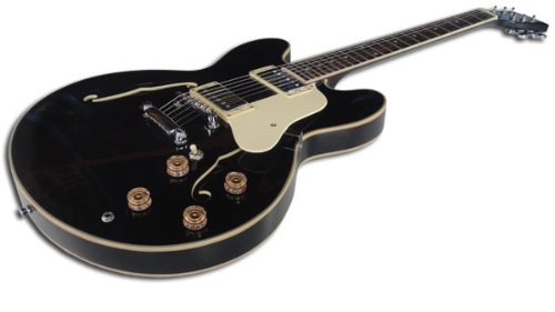 Produkt-Bild: Blues Gitarre Semiakustik Bakers BLACK - NEWLINE 2012