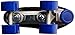 CHICAGO Skates Premium Black Quad Roller Skates for Boys and Men Beginners Classic Adjustable High-Top Design for Indoor or Outdoor Skates and Roller Derby