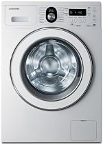 Samsung WF-8714 Waschmaschine / AAA / 1400 UpM / 7 kg / 2 Displays / Diamond Pflegetrommel / Silber Aktiv System / wei&szlig;