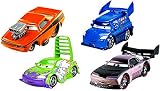 Disney / Pixar CARS Movie Exclusive 155 Die Cast 4Pack DJ, Wingo, Snot Rod Boost