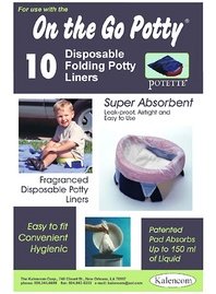 Childrens Toyshop  Toys : Potette Travel Potty - pack of 10 liners