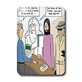 413n%2BIf8u%2BL. SL160  Rich Diesslins Funny Religious Light Cartoons   God Id Needed at Video Check Out   Light Switch Covers   single toggle switch
