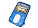 BLUE Silicone Skin Case Cover Zen Vision:M 30gb & 60gb + Screen Protector & Lanyard