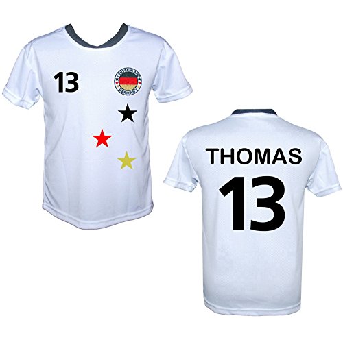 Deutschland Trikot “Modell C301″-mit Ihrem Wunschnamen+Zahl inclusive-das Trikot Wappen ist gestickt (116)