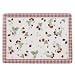 SG85 ---- T1 Melamin Abwischbares Tischset / Platzset ----- Serie Strawberry Garden ----- Clayre & Eef ----- 29,5 x 40 cm