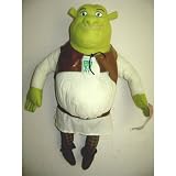 Shrek 2 Large Size Plush Doll 18 inches - Talking Shrek, Press his chest and talks. Cute Item for kids, huggable soft doll (Only 1 phrase)