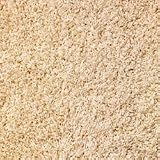 Puschel wollweiss Hochflor Shag Teppich 400x500 cm
