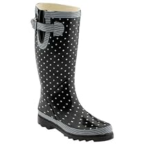 Chooka Women's Classy Classic Boot,Black/White,9 M