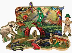 Childrens Toyshop  Toys : Animal Adventures: Jungle Trek