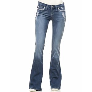 Buy 2b Foxy Flare Metallic Braid Jean by bebe