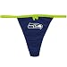 Seattle Seahawks Navy Blue Fall Flirt Thong