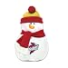 Iowa State Cyclones Christmas Holiday Snowman Pillow