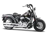Harley Davidson Cross Bones FLSTSB (2008) in Black (1:18 scale) Diecast Model Motorbike