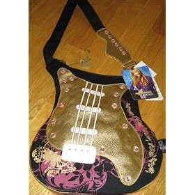 Click here to buy Hannah MOntana Guitar Bag Purse Pocketbook Large Black by Disney