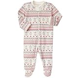 GYMBOREE(ジンボリー) フェアアイル 1-ピース レッドフェアアイル ロンパース長袖 6～9ヶ月【並行輸入】