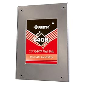 Pretec 64GB 2.5" Rugged SATA SSD Elite Series (Q-SATA) 50MB/sec