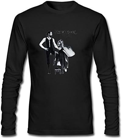 SaXiMi Men's Fleetwood Mac Rumors Long Sleeve T shirts Size XXL Black