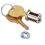 HON F24 ?One Key? Core Removable Field Installable Lock Kit, Brushed Chrome