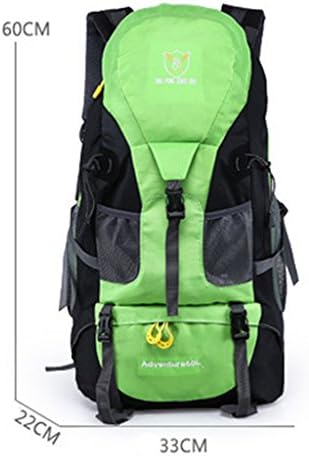60L Outdoor Hiking Backpack Waterproof Cycling Canvas Backpack Casual Daypack Shoulder Bag Travel Bags