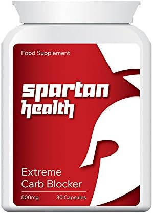 SPARTAN HEALTH EXTREME CARB BLOCKER PILLS BLOCK CARBS STOP FAT GET RIPPED FAST