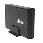 Sabrent ECS-U35K Ultra Slim USB 2.0 3.5-inch IDE/PATA Hard Drive Enclosure (Black)