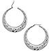 INOX Jewelry 316L Stainless Steel 40mm Water Hoop title=
