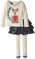 Mud Pie Little Girls' Fox Skirt Set