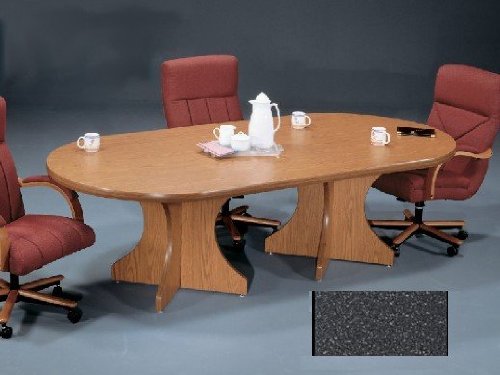 High-Pressure - Tables Conference Table - Race Track Oval - 1.87 Top - Hour Glass X-Base - Black Granite High-Pressure - Tables Conference Table - Race Track Oval - 1.87 Top - Hour Glass X-Base - Black Granite