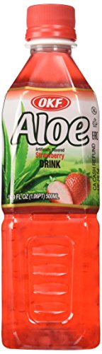 OKF Aloe: Strawberry Aloe Drink 10/16.9 Oz. Case