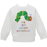 2016年 秋冬 はらぺこあおむし ロゴ プリント 裏起毛トレーナー THE WORLD OF ERIC CARLE オフホワイト◇90cm