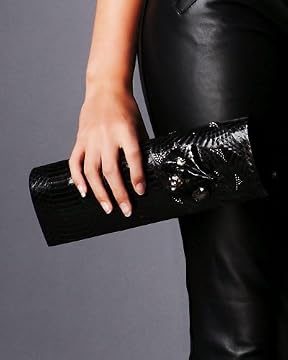 bebe.com : Crystal Snake Clutch