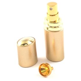Danielle Gold Purse Atomizer with Funnel Boxed
