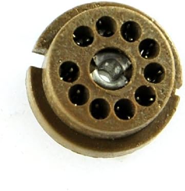 Cary 4pcs 10pin Bakelite Vacuum Tube Sockets Valve Base for D9j2 Radio Amps Diy Parts