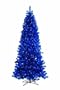 Sterling Blue Tinsel Christmas Tree with Blue