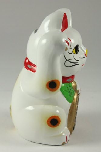 9" Feng Shui Maneki Neko Lucky Cat Money Piggy Bank