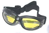 NIGHT VISION' Yellow Lense Goth/Biker/Riding Goggles
