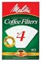 Melitta Cone Paper Coffee Filters, No. 4 White