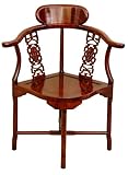 Classic Oriental Furniture & Décor - 32" Fine Chinese Rosewood Corner Chai ....