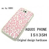 au IS13SHケース・カバー AQUOS PHONE 豹柄 ピンク is13sh-618