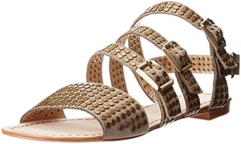 Madison Harding Women's Skali Gladiator Sandal,Tan,8 M US