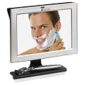 Fogless Shower Mirror with Squeegee by ToiletTree Products. Guaranteed Not to Fog, Designed Not to Fall.