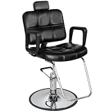 Reclining Hydraulic Multi-purpose Checker Styling Chair with Round Base
